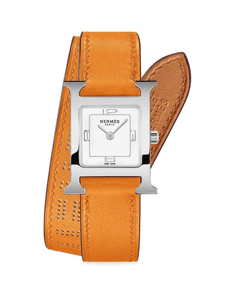 hermes leather wrap around watch|hermes watches for sale.